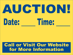 Auction Signs