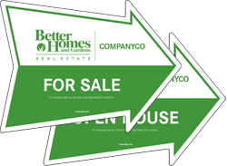 Better Homes and Gardens Real Estate Realtor Signs Directional Signs