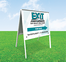 EXIT Realty Realtor Signs Directional Signs A Frame Sign Units