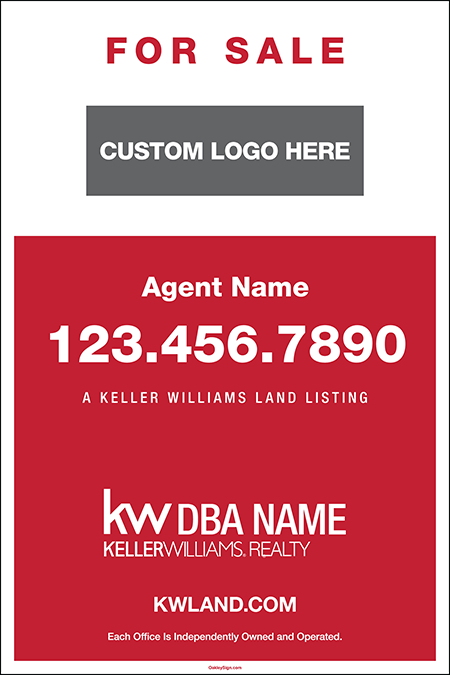 Keller Williams - Main Web Store Realtor Signs Kw Land