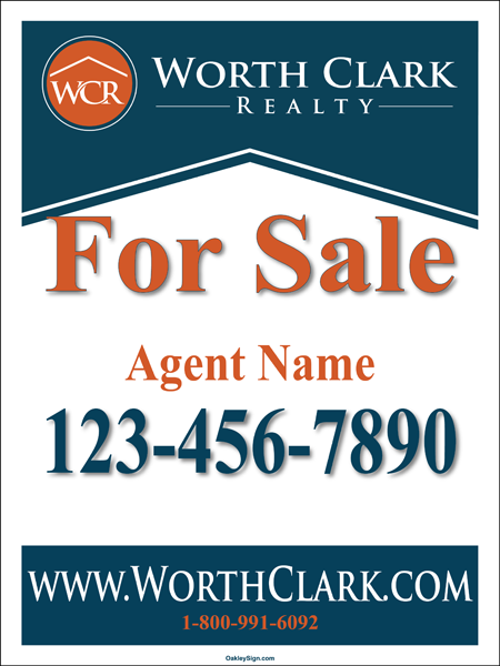 Worth Clark Realty Realtor Signs Panels