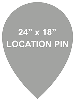 Location Pin Shape